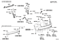 5275102130-MOULDING, REAR BUMPER