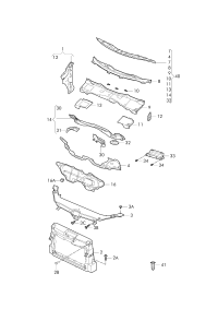L180805588D-Cowl frame, w/coolant radiator