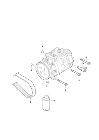 5QD820803G-COMPRESSOR,AIR CON