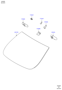 GN15A03100PAC-Glass Assy Wshld
