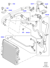 PCH500153-HOSE ASSY-EGR COOLER,OUT