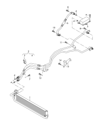 7P0317019-TRANSMISSION OIL COOLER BMW G30, G12, B48