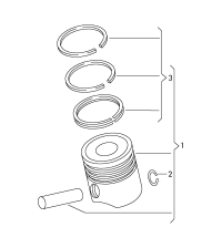 06K198151A-Piston ring: