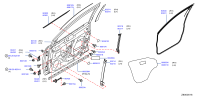802146LA0B-SASH ASSY-FRONT DOOR LOWER,FRONT RH