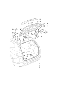 5NG827025F-Cover, rr. hatch