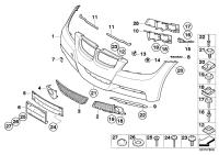 51118041132-Primed Performance aerodynamic kit f