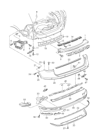 7P0807309A-HOOD STAY BUSH