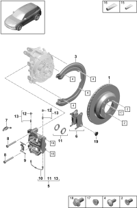 9Y0907253D-Warning sensor assy