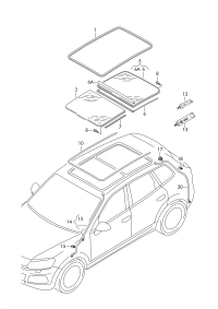 7P0877459B-Gasket (self-adhesive)
