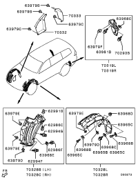 5370A941-SHIELD KIT,SPLASH,FR LH