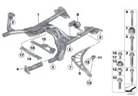 31129803497-Bracket, wishbone f/lft