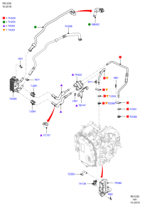 DG937H255BE-HOSE OIL COOLER