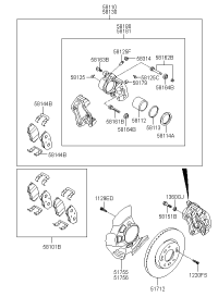 581014QA00-PAD KIT-FR DISC BRAKE