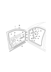5TD831055R-Door assy-rr, lh