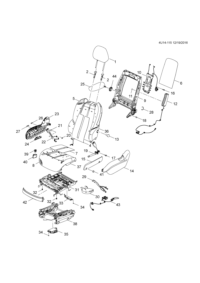 9031955-Heater, front seat cushion (14.890)