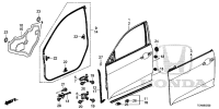 90102S3N003-Bolt, flange, 8X24.5