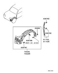 MN133199-SHIELD KIT,SPLASH,FR LH