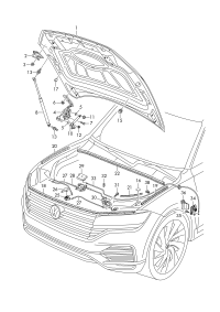 760823301F-LOCK ASSY, BONNET