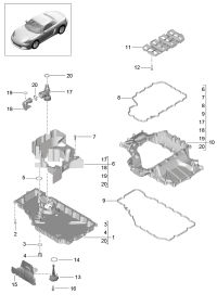 9A210730701-Oil pan lwr piece