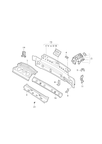 L18G813528B-Reinforcement, cowl top