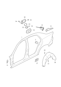 L18G809605A-Enclosure, side