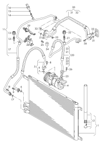 5Q0816411AM-CONDENSER / VW/PASSAT