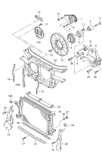 L078121350A-RAD.FAN CLUTCH-/VW/AUDI A4