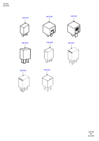 6G9T14B192AA-RELAY,CONTROL
