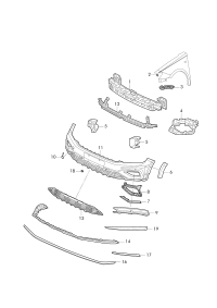 L18G807248D-FRONT FILLER OF THE FRONT