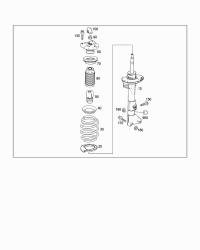 2043232600-SHOCK ABSORBER-W204