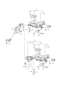 3Q0905861A-Lock, steering column