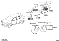 601170R080-COVER SUB-ASSY, FRONT PILLAR, UPR RH