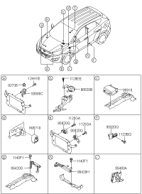845502K000TAN-ASHTRAY ASSY