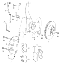 BRAKE DISC FRT-CADDY IV