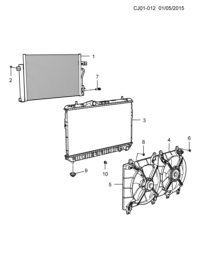 9011329-Radiator, (incl. 7,10)