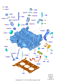 EJ7E6C032AA-HEAD ASSY-CYLINDER