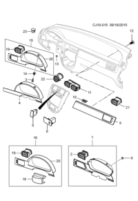 26202000-Ventilator assy-instrument panel otr