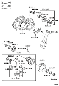 9031135054-OIL SEAL, FRONT DRIVE SHAFT, LH