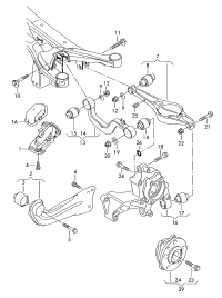 BRACKET/PASSAT CC/TIGUAN/Q3