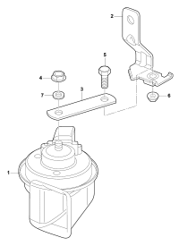 6QD951182C-Bracket-horn