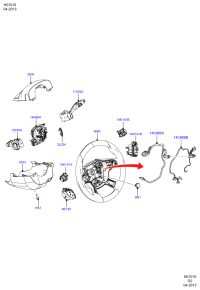 AV6T13335AC-Switch Turn Signal