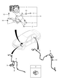 9005348-Regulator assy-brake pressure (w/epb) (w/dot4.04 hydraulic brake fluid) (part of 11)