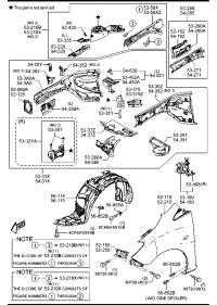 C51352111-PANEL, FR FENDER, RH