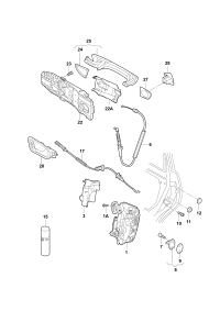 5ED839015A-AUDI TT MK2 WINDOW MECHANISM