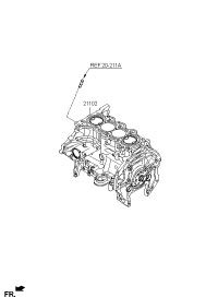 BL4122BB00-ENGINE ASSY-SHORT