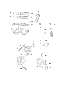 3GD863993-Damper, drain channel