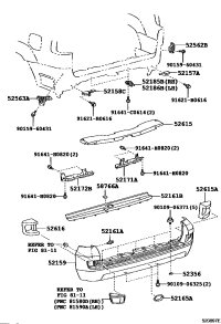 5215760010-SUPPORT, REAR BUMPER SIDE, NO.2 RH