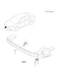 9076336-Horn assy-universal (high tone)