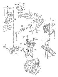 6Q0199111P-ENGINE MOUNT BRACKET