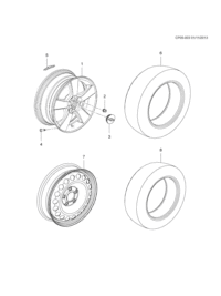 9011301-Wheel, front, rear